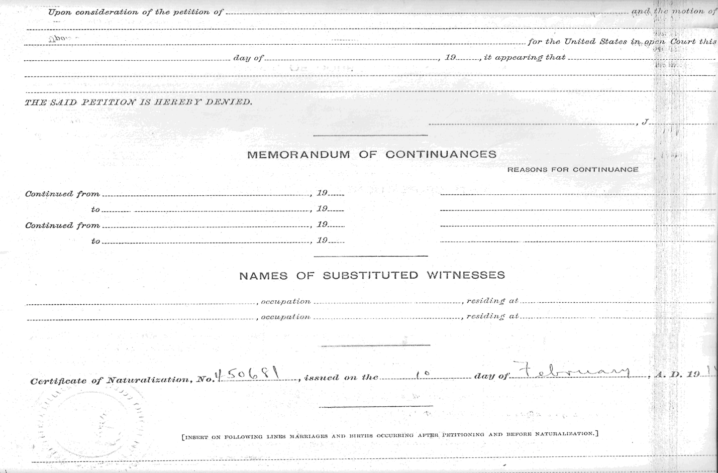 Oath of Allegiance - August Reetz